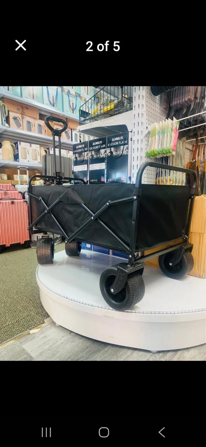 Black Folding Collapsible Wagon - photo 3