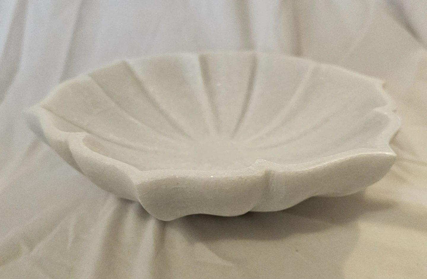 White Marble Candy Dish - photo 3