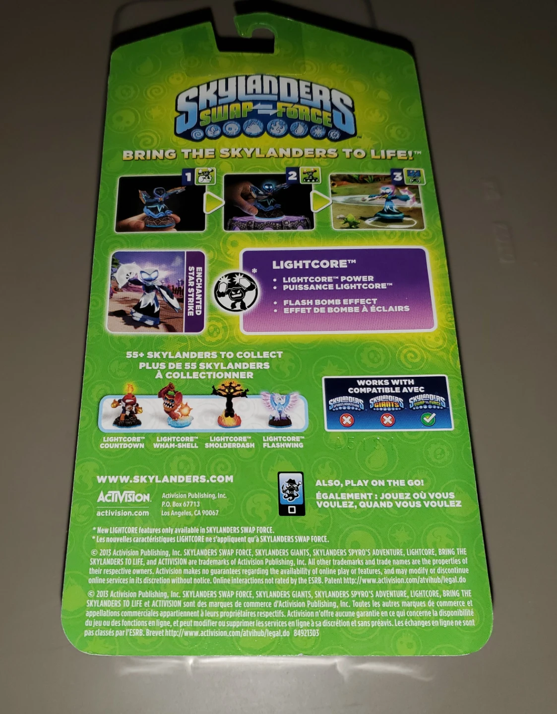 Skylanders Swap Force Lightcore Enchanted Star Strike Figure - photo 2