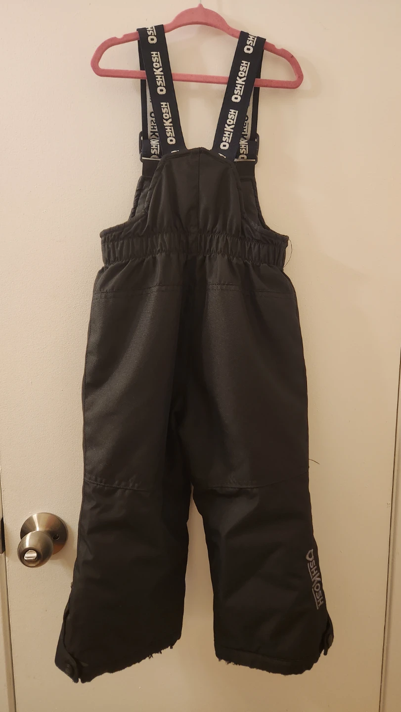 OshKosh B'gosh Black Snow Bib Overalls - 3T - photo 2
