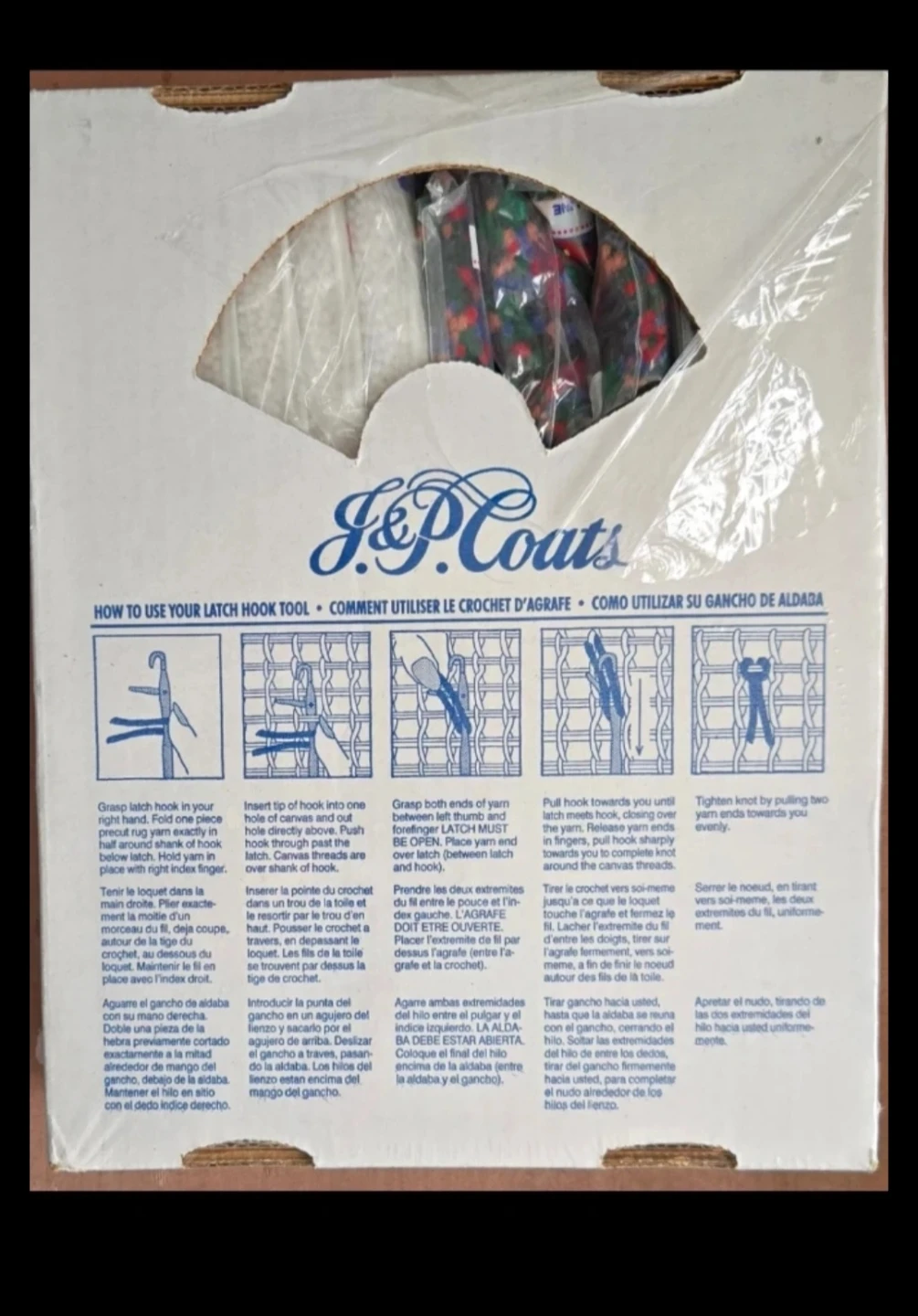 J&P Coats Latch Hook Watering Can Kit - photo 2