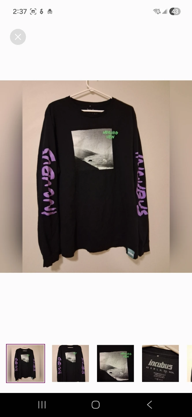 Incubus Long Sleeve T-Shirt XXL
