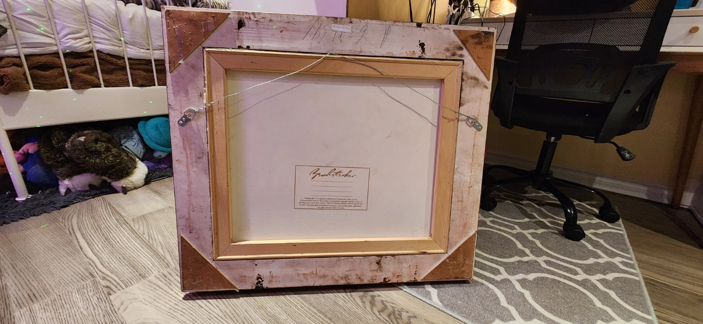 Framed Floral and Fruit Still Life Painting - photo 2