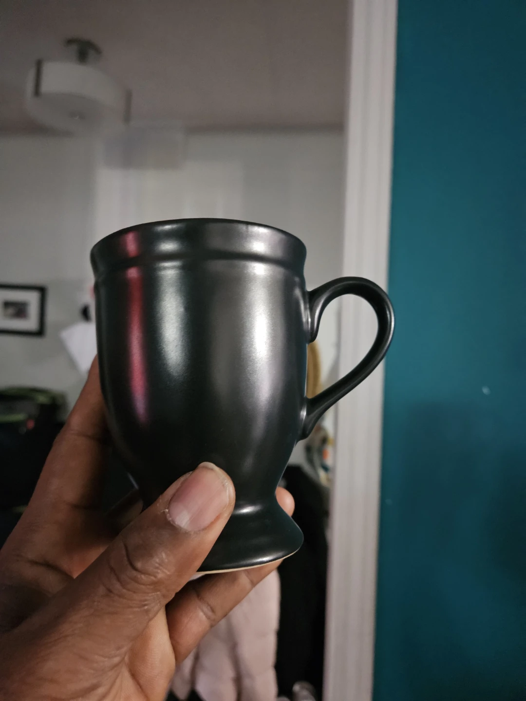 Black Ceramic Coffee Mug
