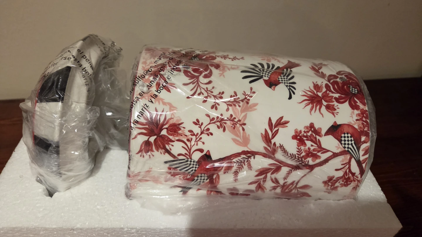 Mackenzie Childs "Courtly Check" Cardinal Canister - Large - photo 2