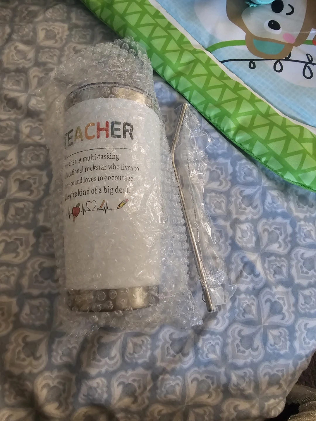 Teacher Tumbler with Straw - photo 2