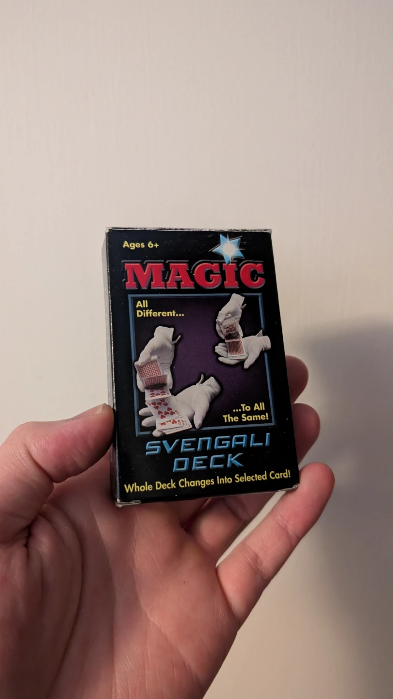 Magic Svengali Deck Long and Short Cards