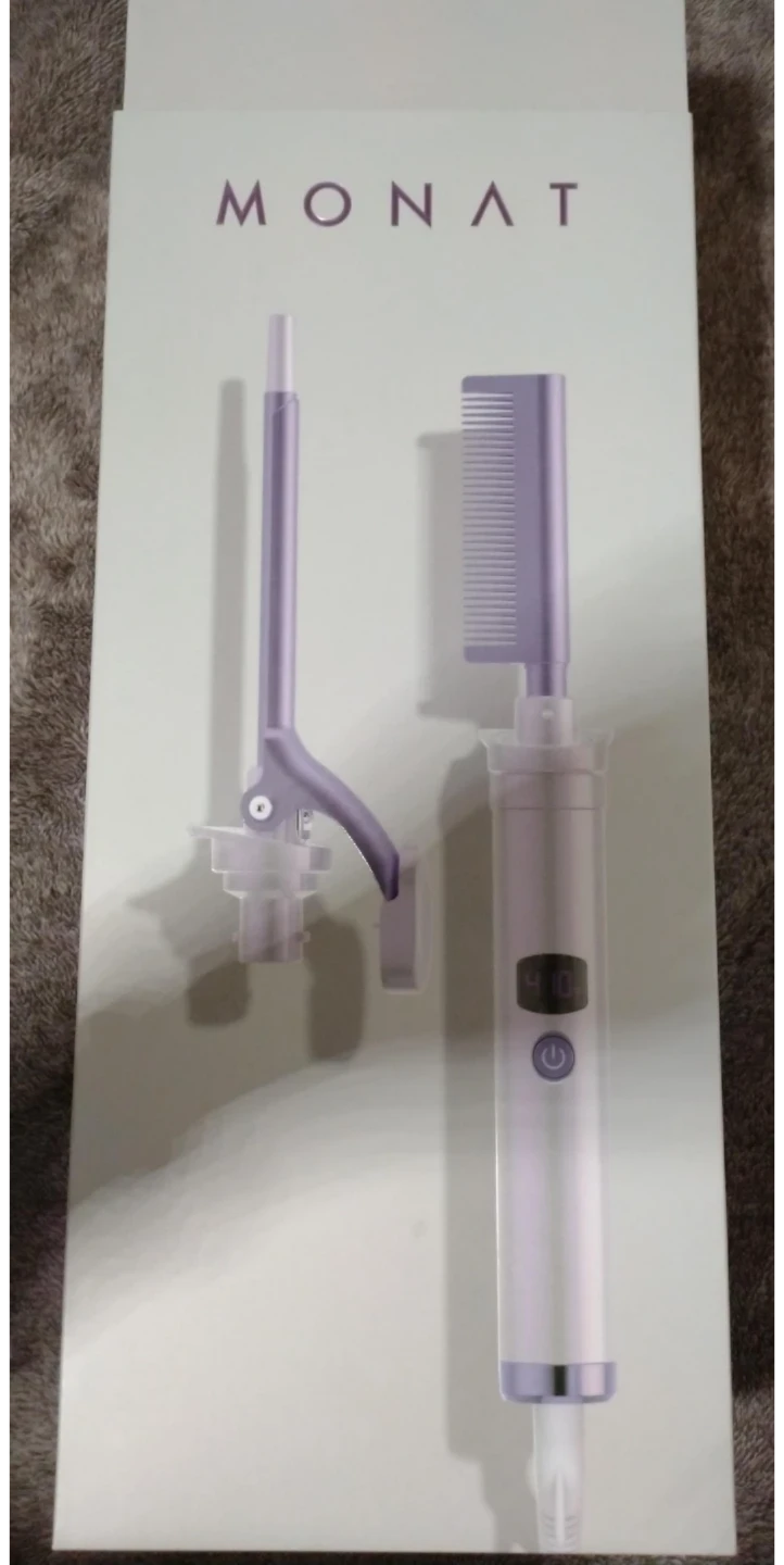 MONAT Sleek & Curled Interchangeable Hot Comb & Rod