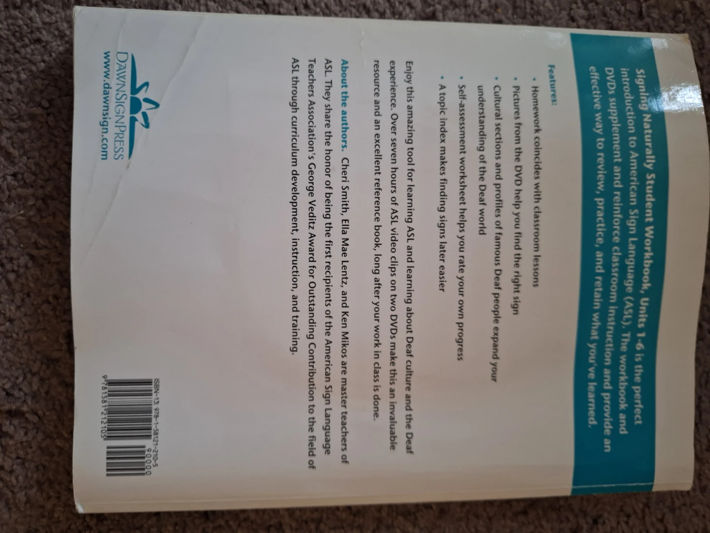 Signing Naturally Student Workbook Units 1-6 - photo 3