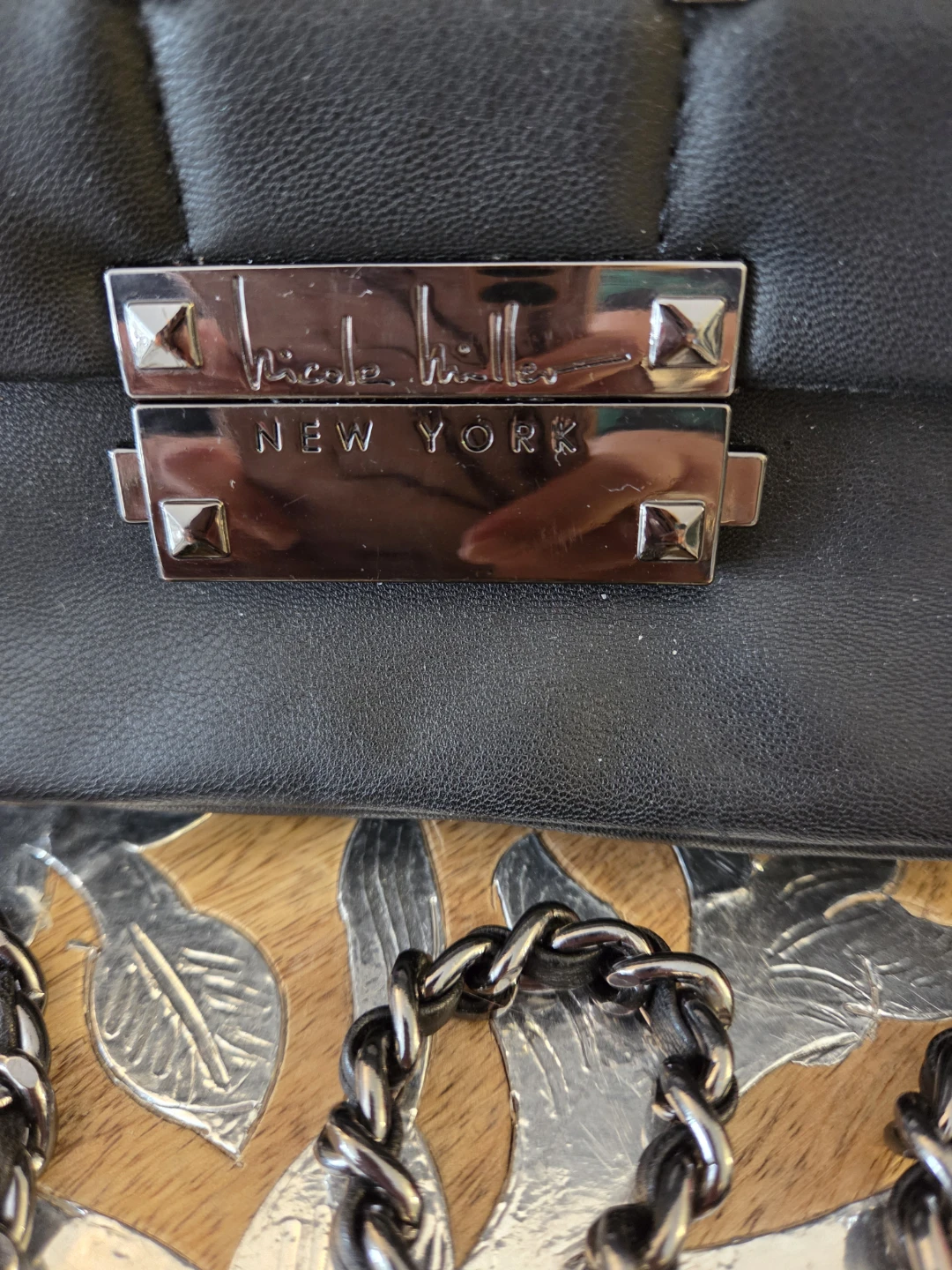 Nicole Miller Quilted Studded Crossbody Bag - photo 2
