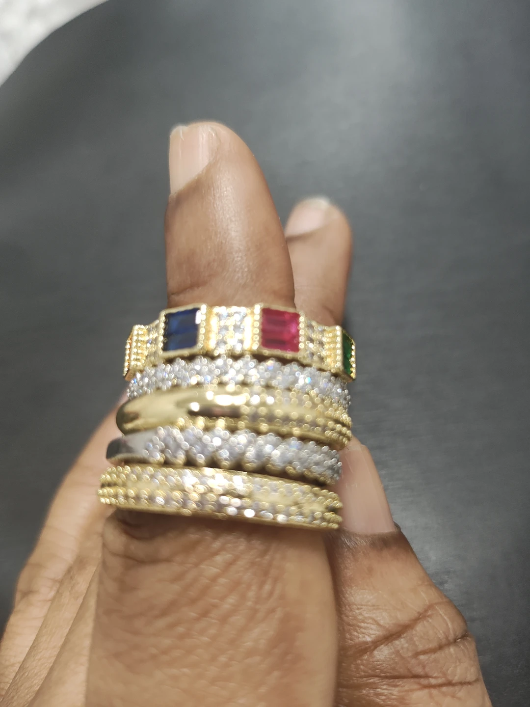 Stackable Rings Set - photo 3