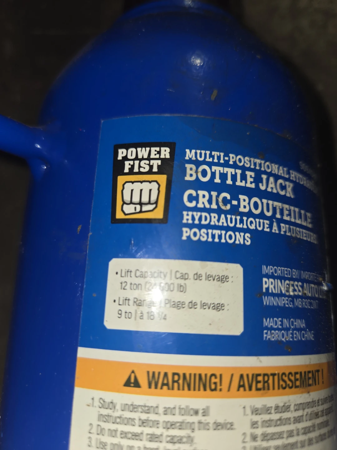 Power Fist Multi-Positional Bottle Jack - photo 2