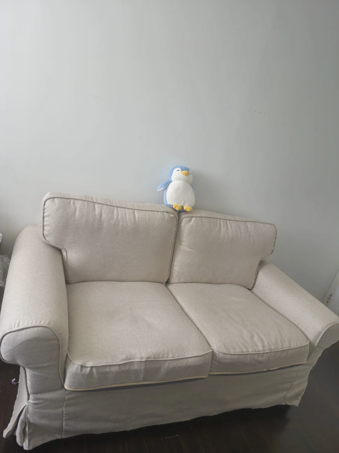 Light Beige Loveseat Sofa - photo 3