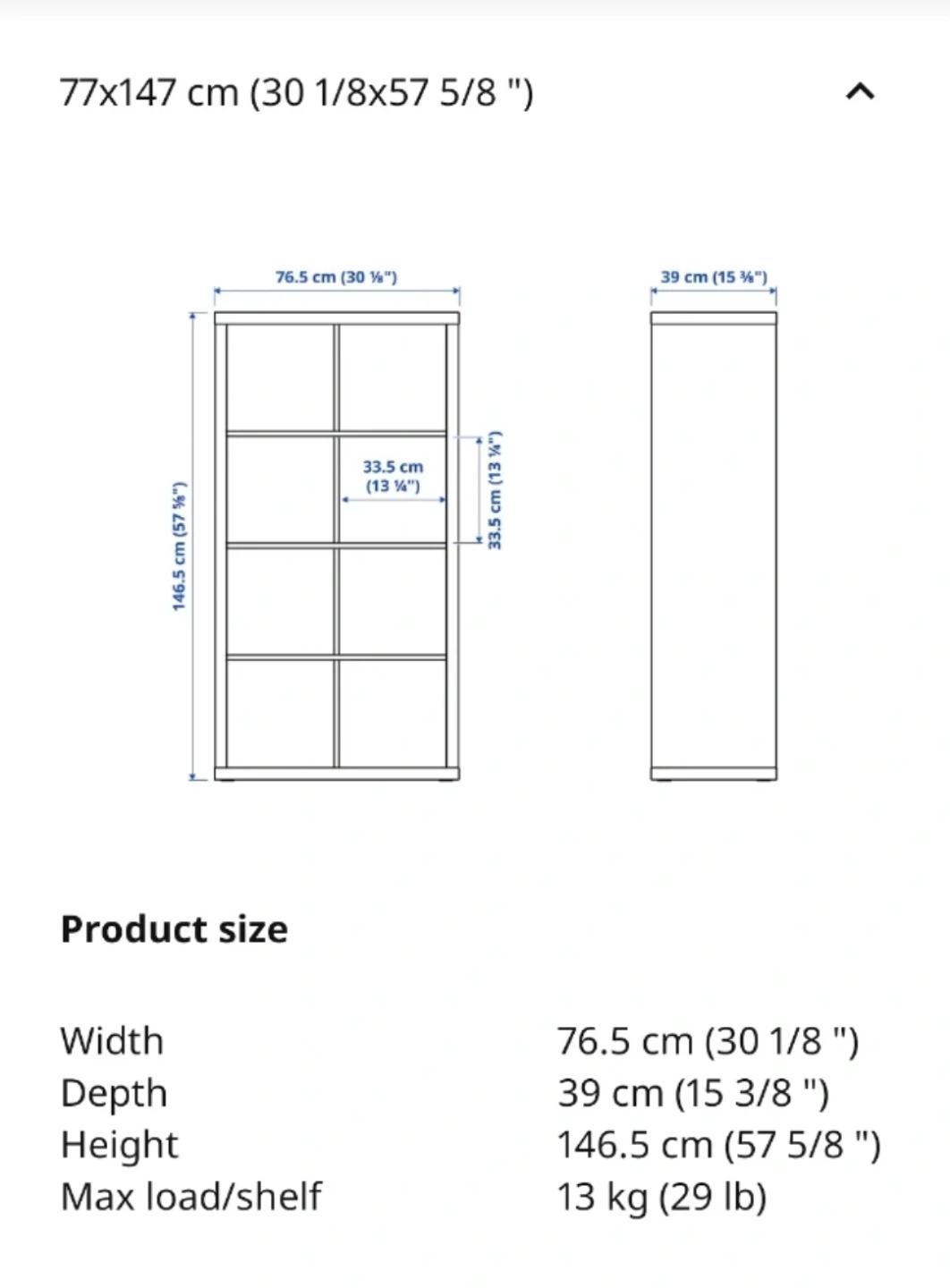 Black IKEA Kallax Storage Unit with Woven Baskets - photo 4