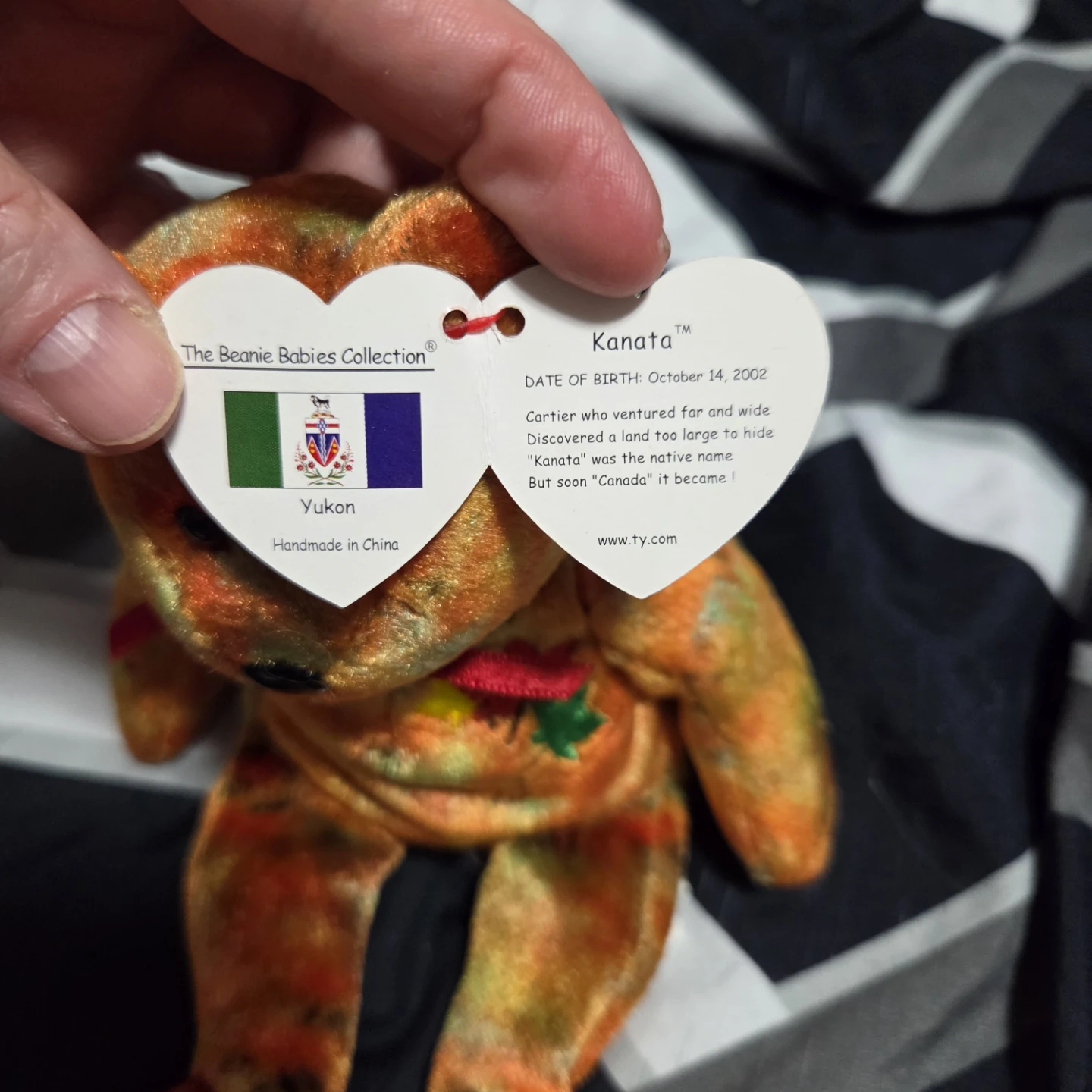 Ty Beanie Baby Kanata Bear - photo 2