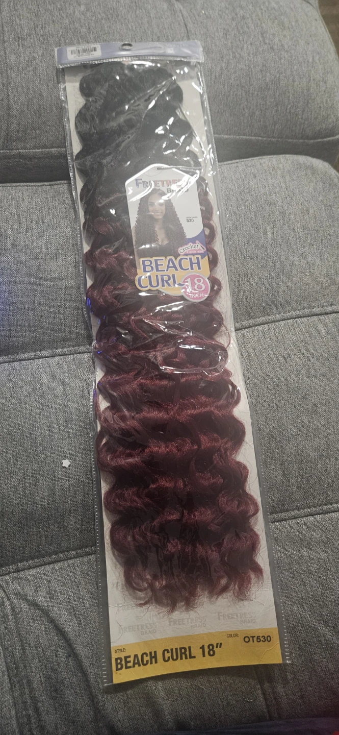 Freetress Beach Curl Crochet Hair - 18 Inch