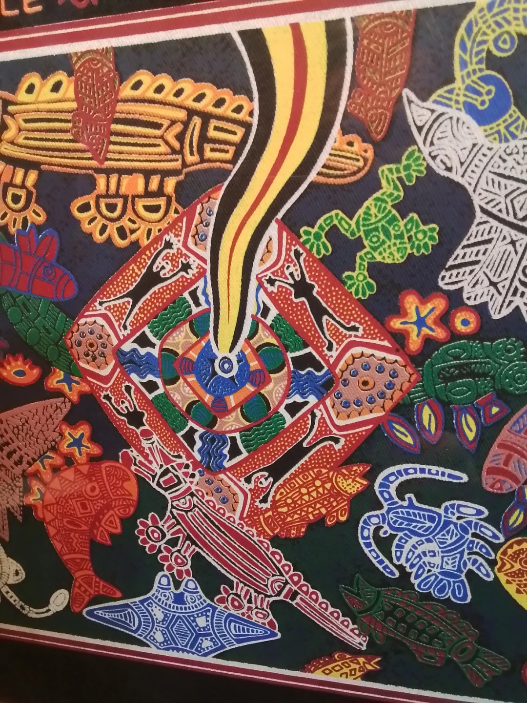Australian Aboriginal Art by Andrew Williams 18.5x11.75" - photo 5
