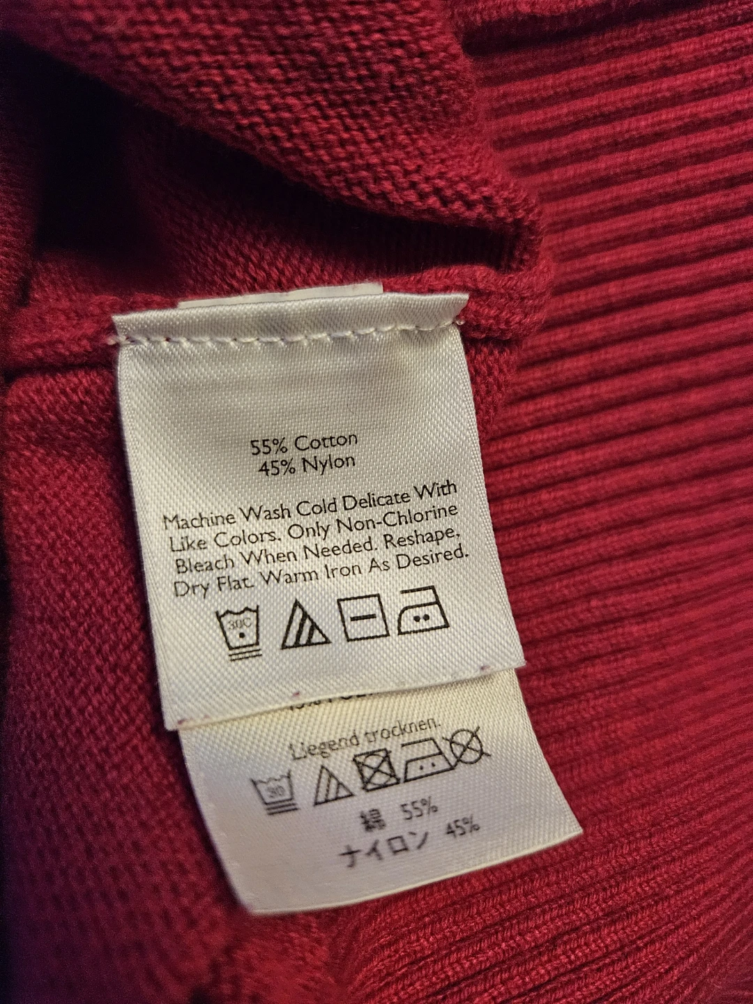 Eddie Bauer Women's Pink Button Neck Sweater Size S - photo 3