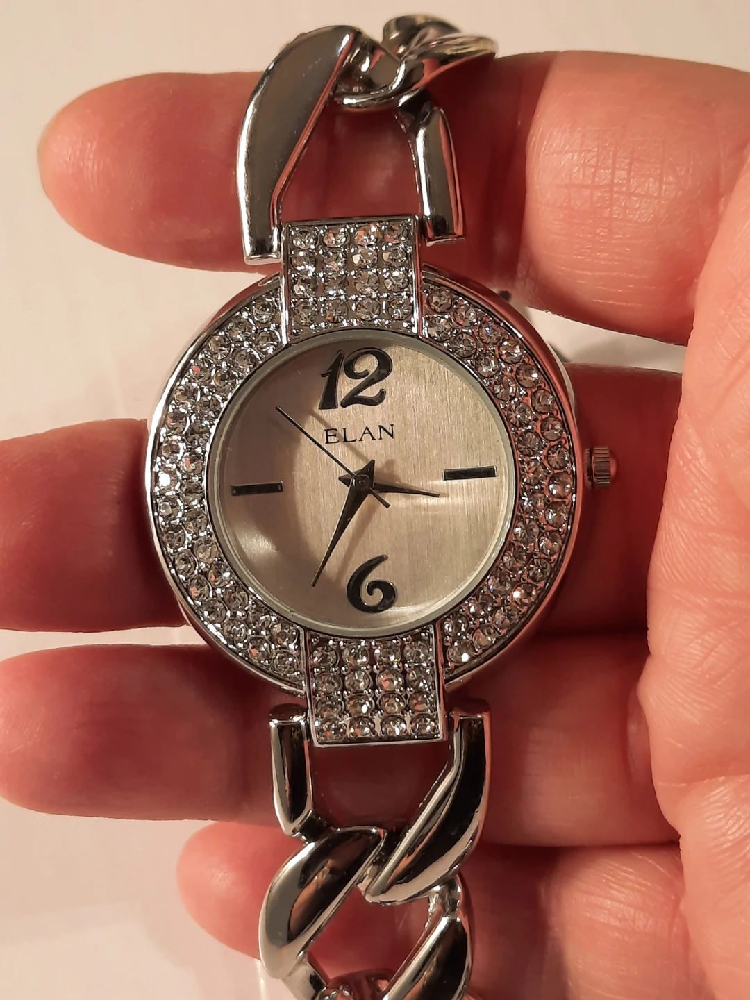 ELAN Women's Watch - Silver Tone Crystal Accent - photo 3