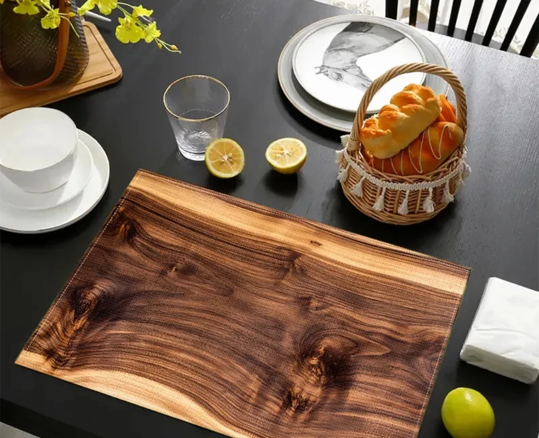 Wood Grain Placemats (Set of 2)