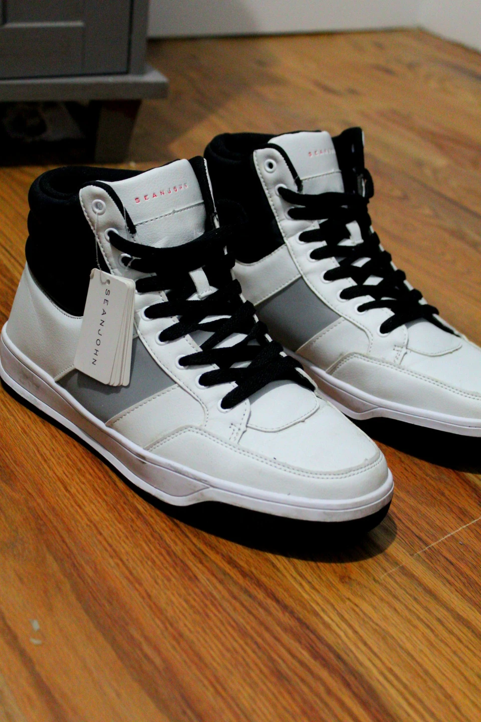 Sean John Men's White High-Top Sneakers - photo 3