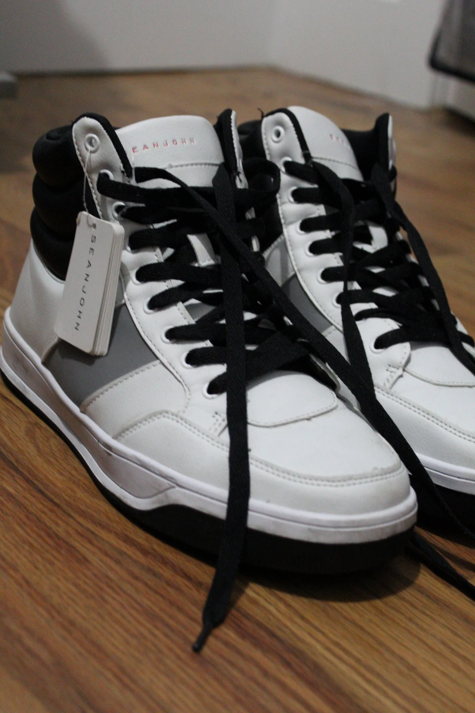 Sean John Men's White High-Top Sneakers - photo 5