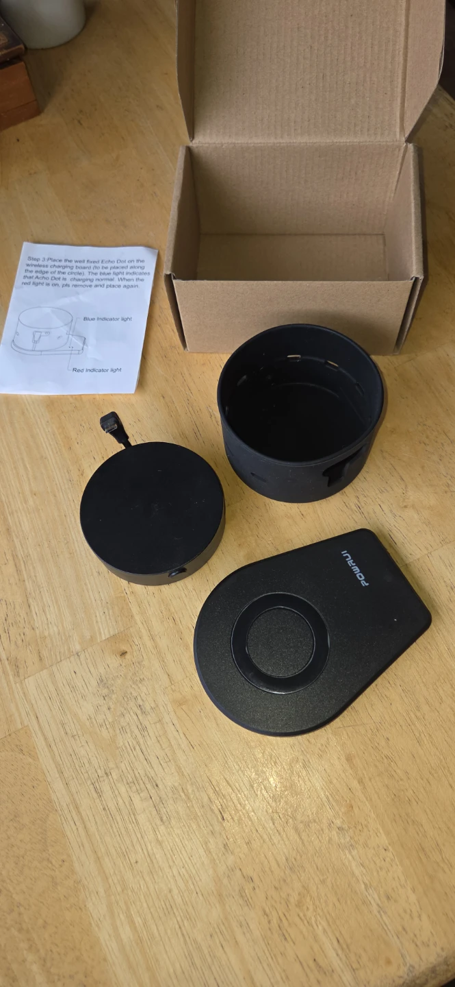 Wireless charger for Amazon echo dot 🥕