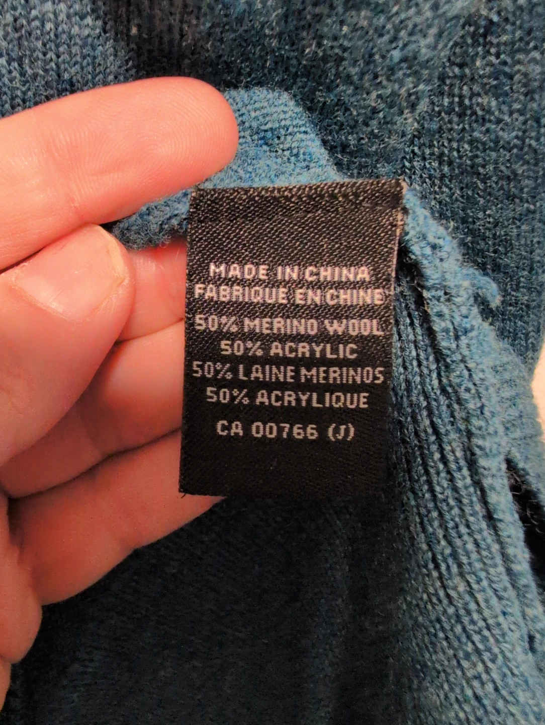 Britches Men's V-Neck Sweater M/L Teal Merino Wool Blend - photo 5
