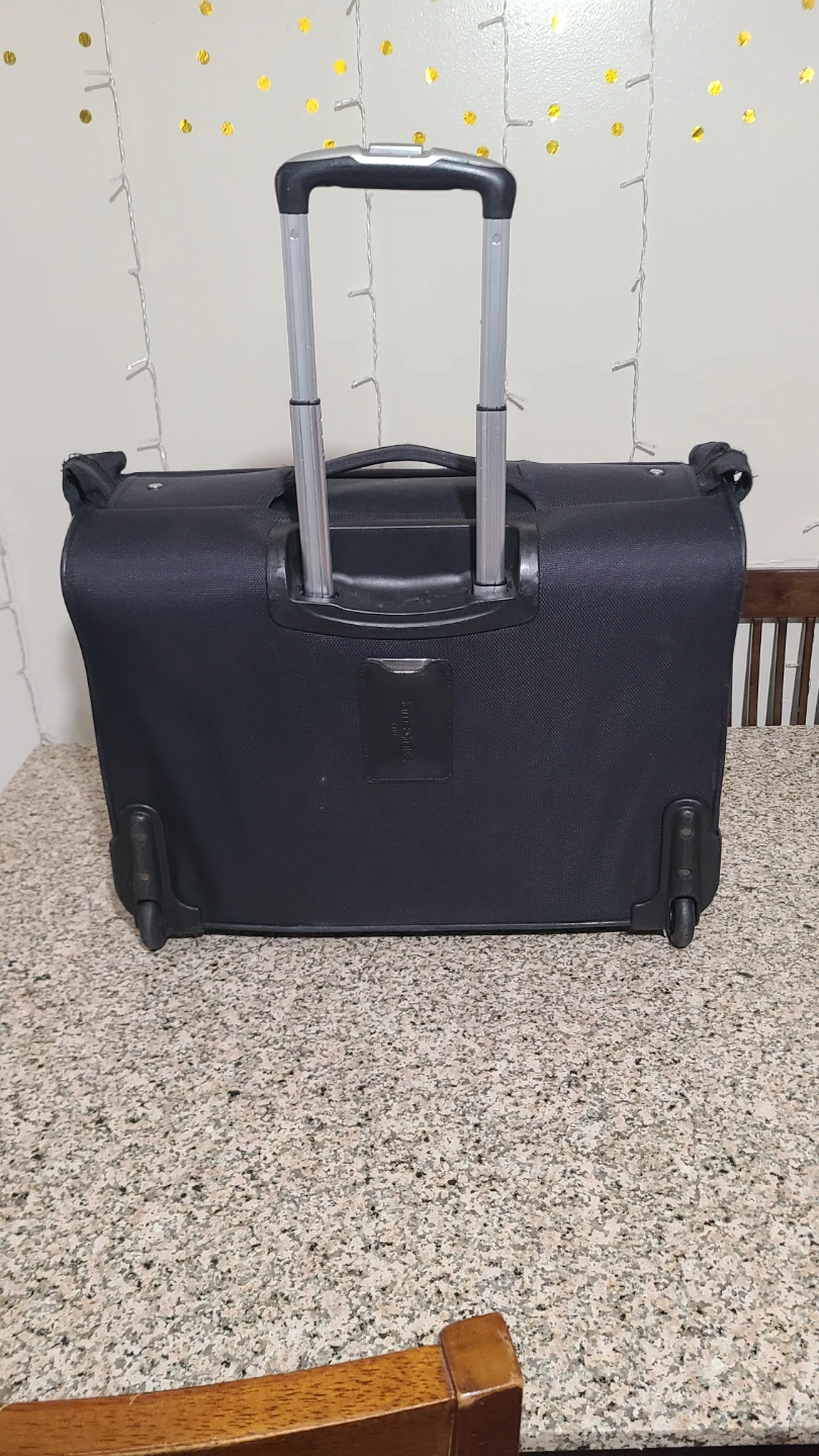 Samsonite Black Garment Bag Suitcase with Wheels - photo 2