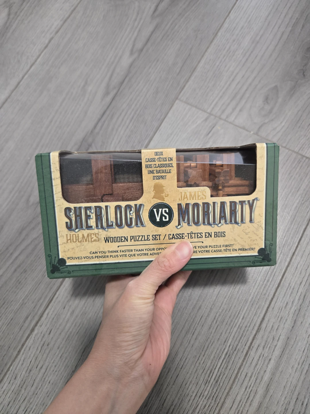 New Sherlock vs Moriarty Wooden Puzzle Set