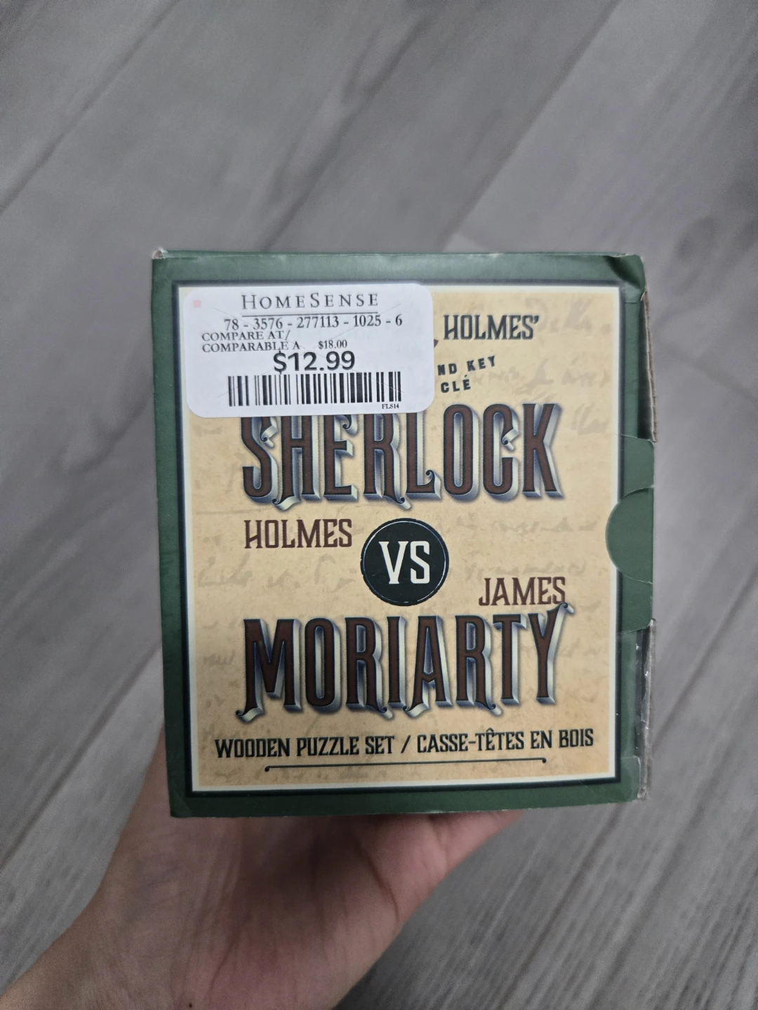 New Sherlock vs Moriarty Wooden Puzzle Set - photo 2