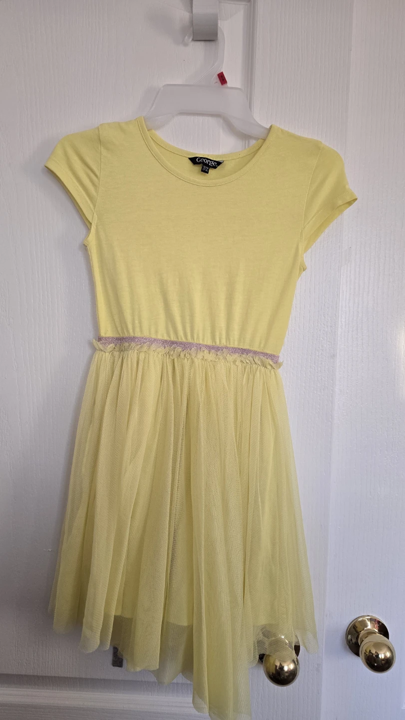 Girl Yellow Tulle Dress size 7-8 - photo 2