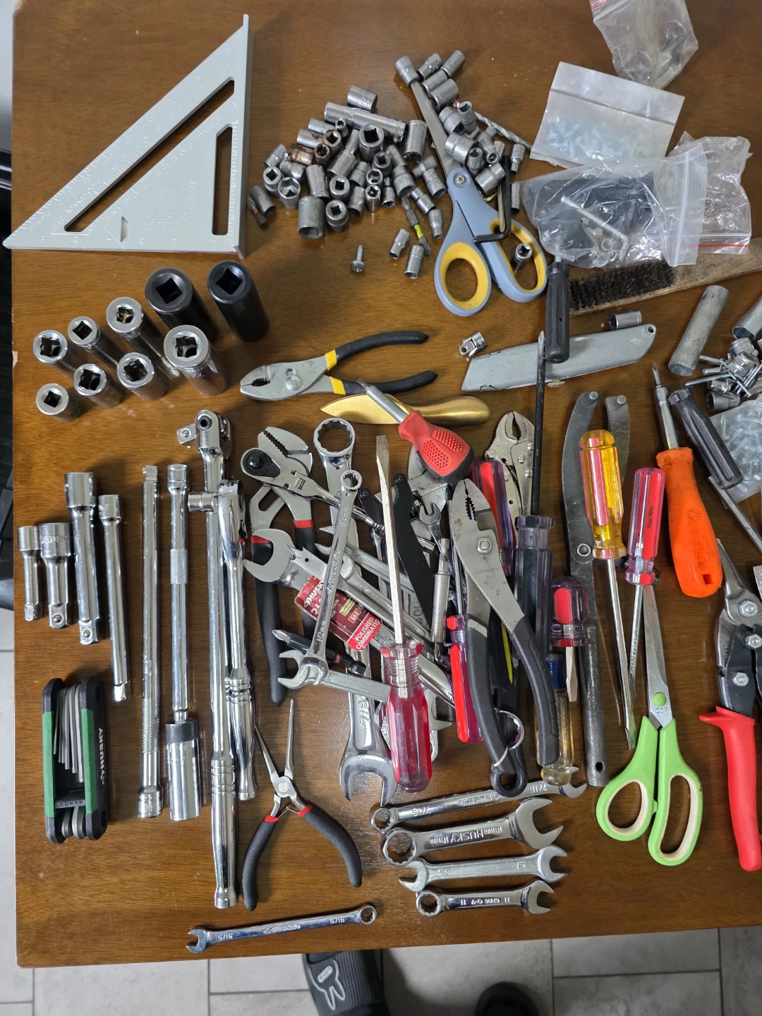Assorted Hand Tools and Socket Set - photo 3