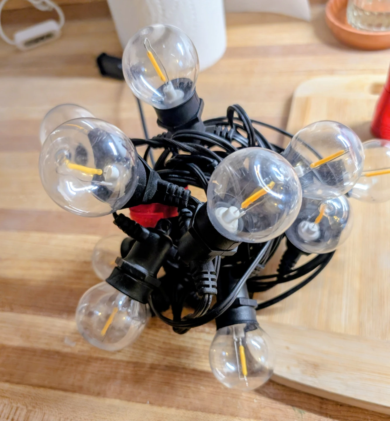 String Lights - Clear Globe Bulbs - photo 2