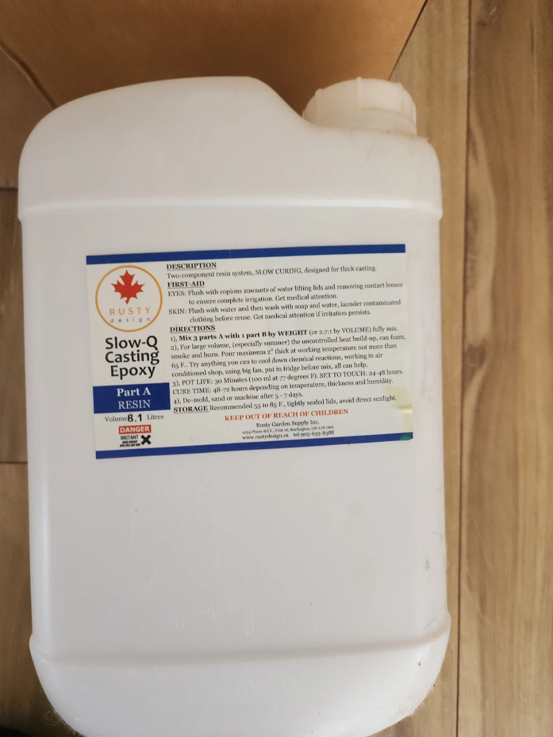 Epoxy Resin Part A - 8.1 Litres+ Part B 3L - photo 4
