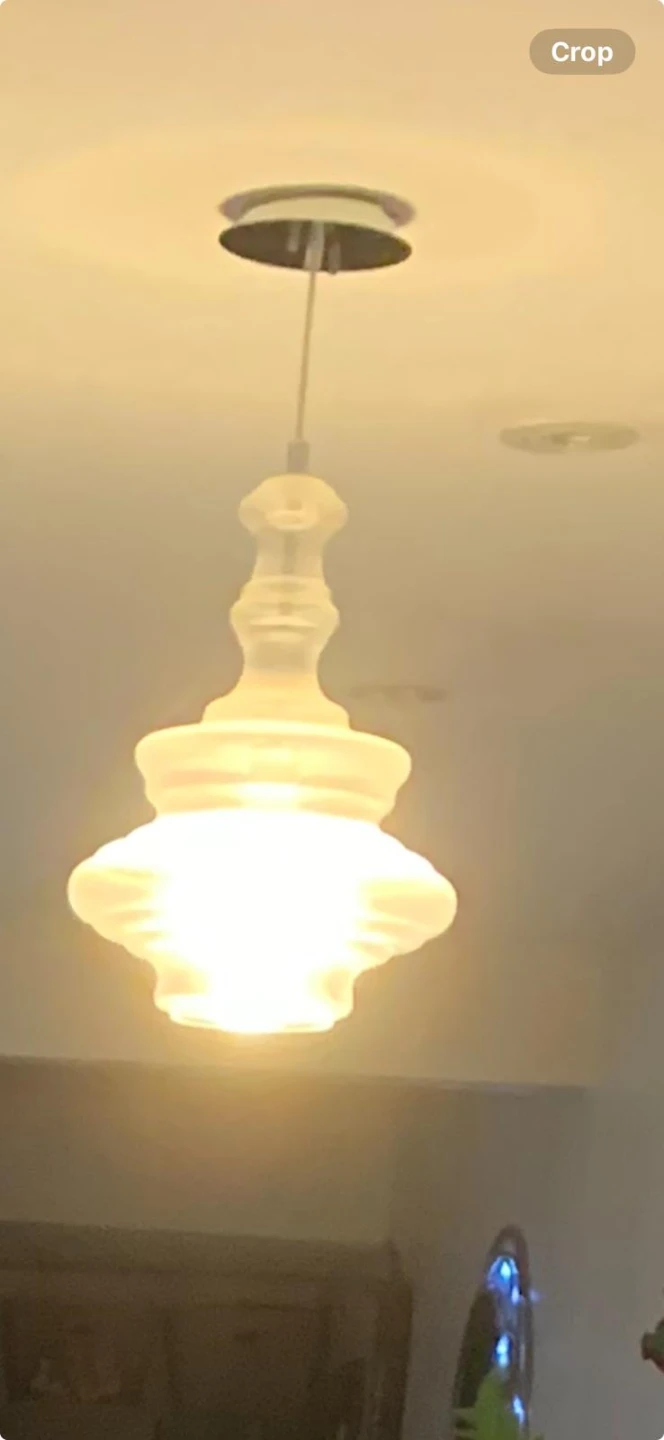 Clear Glass Pendant Light Fixture