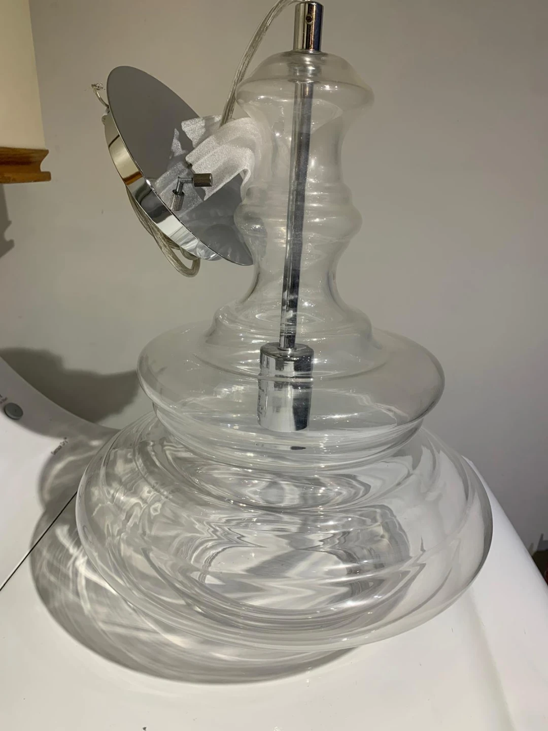 Clear Glass Pendant Light Fixture - photo 2