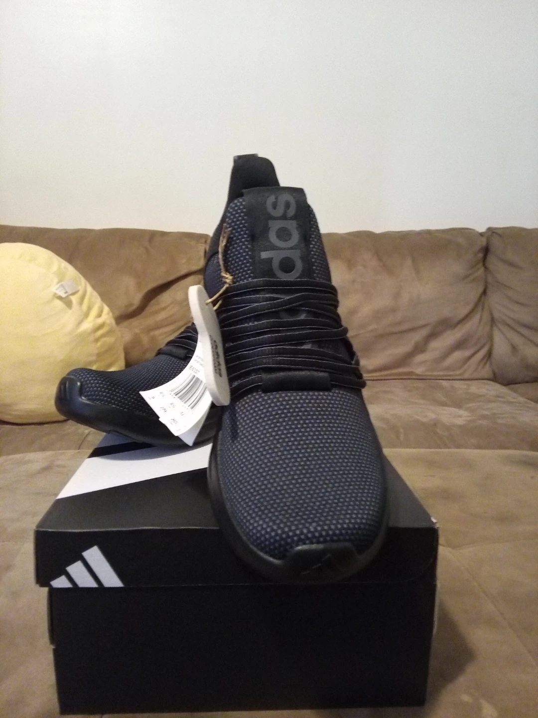 Adidas Lite Racer Adapt 5.0 Shoes - Men's Size 9 - Black - photo 3