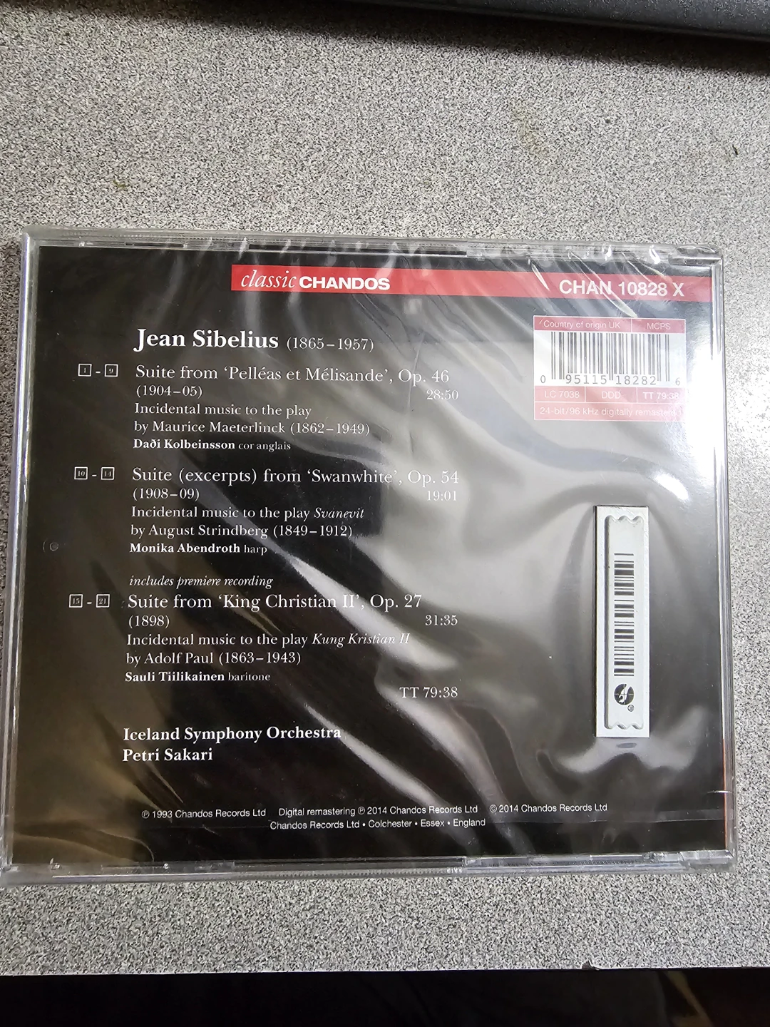 Jean Sibelius Suites CD - photo 2