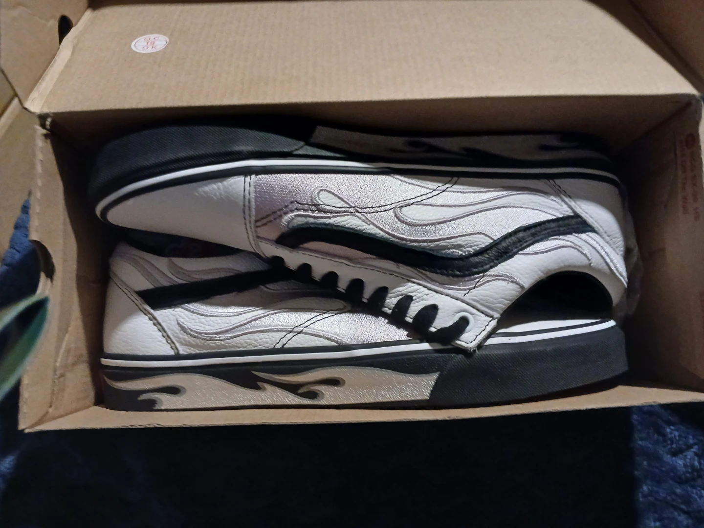 Vans Old Skool Flame Sneakers - photo 3