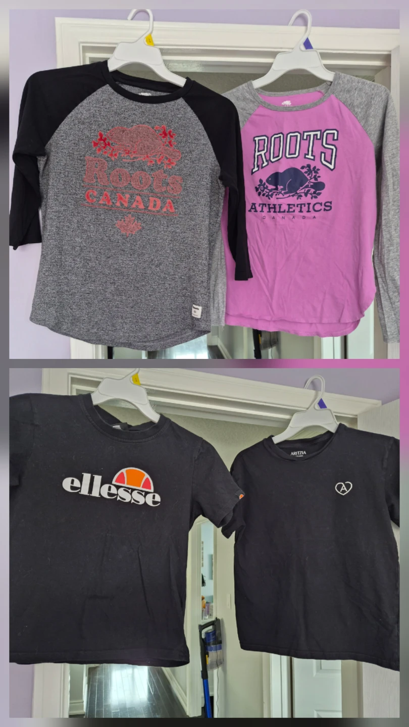 Teen girl age 12 to14 ' T-Shirts - Roots, Ellesse, Aritzia