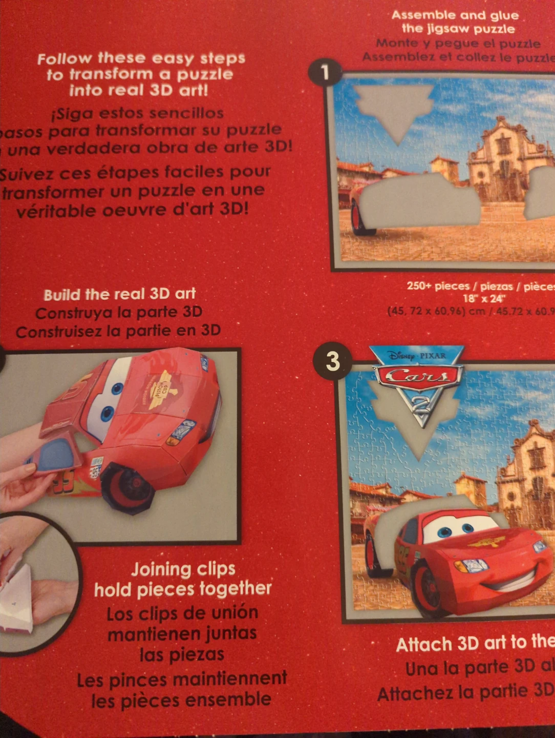 Disney Pixar Cars 2 3D Breakthrough Puzzle - photo 2