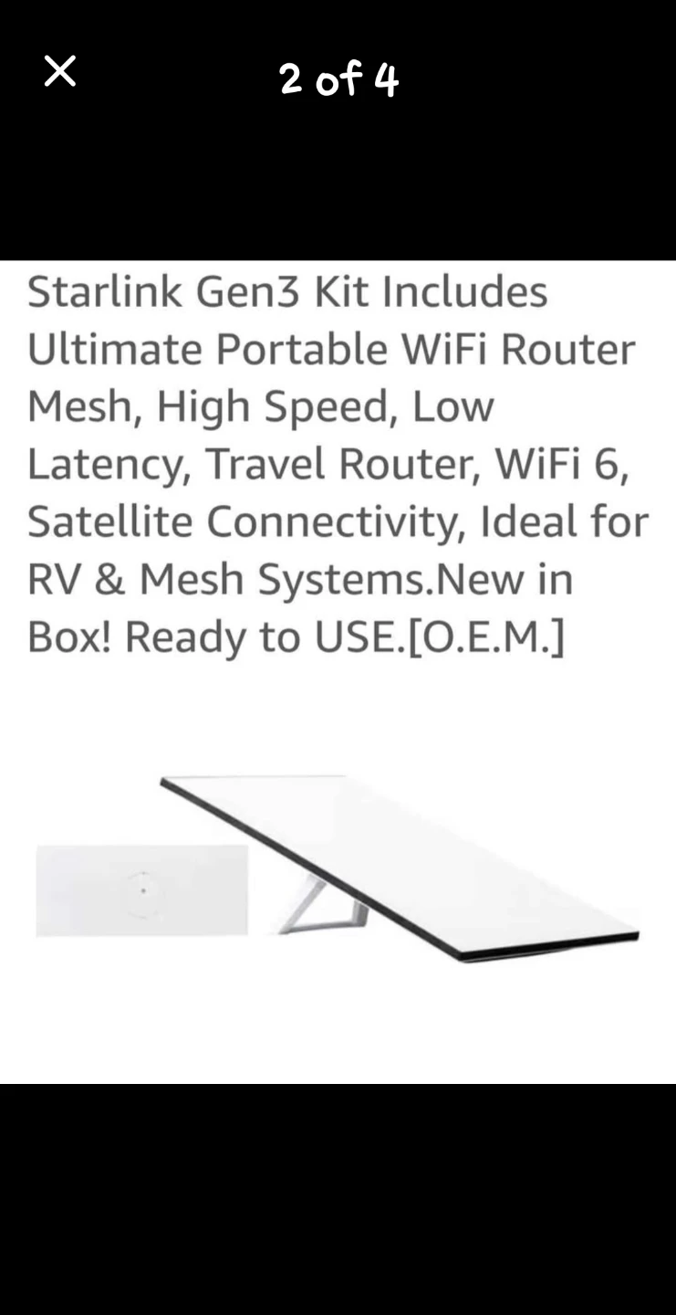 Starlink Standard Kit Gen 3 WiFi 6 Router - photo 4