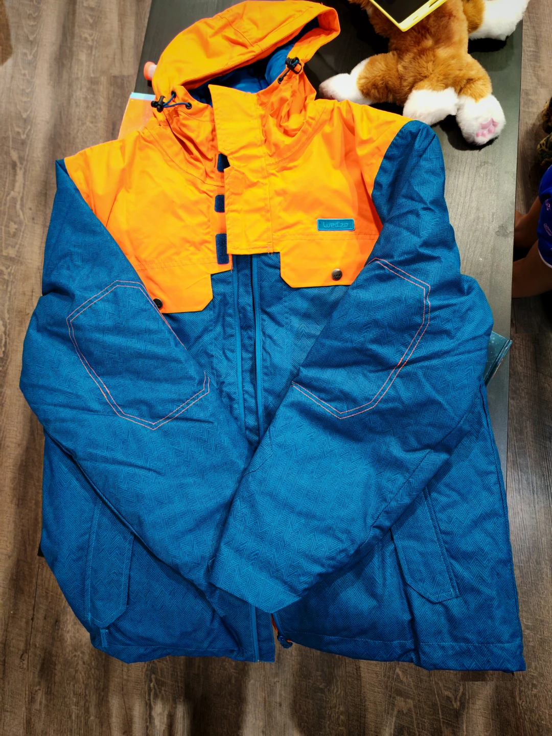 Brand new - Wedze Ski Jacket - Blue/Orange - photo 3