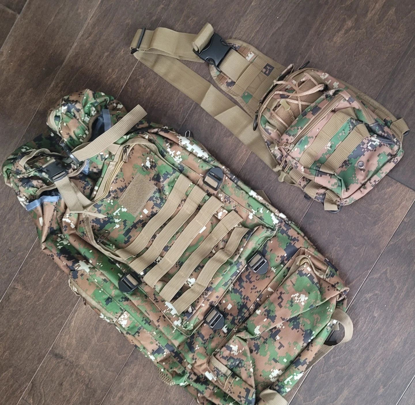 80-Liter New Outdoor Backpack: Featuring Multiple Storage .... - photo 2