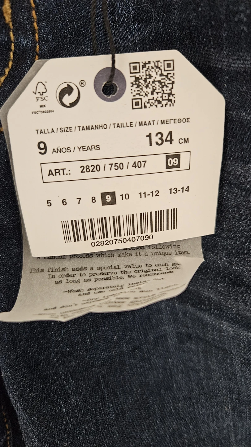 Girl's jeans, size 9 - photo 4