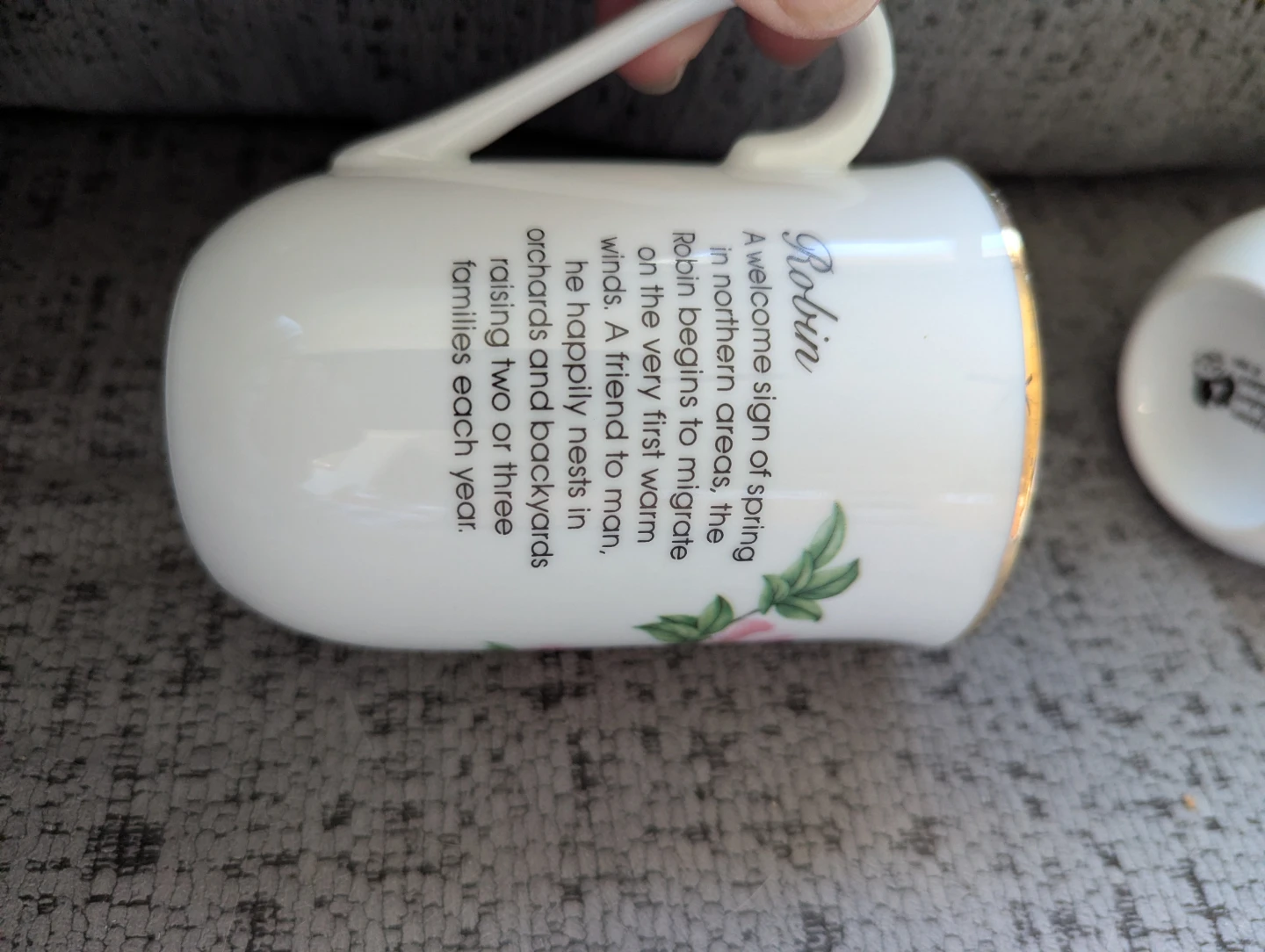 Ceramic Mugs with Floral, Butterfly and Birds designs - photo 5