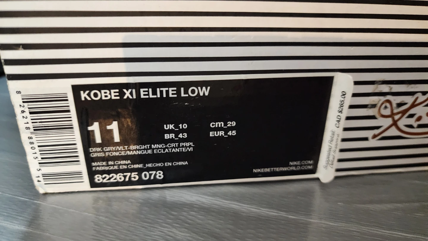 Nike Kobe XI Elite Low Basketball Shoes - photo 2