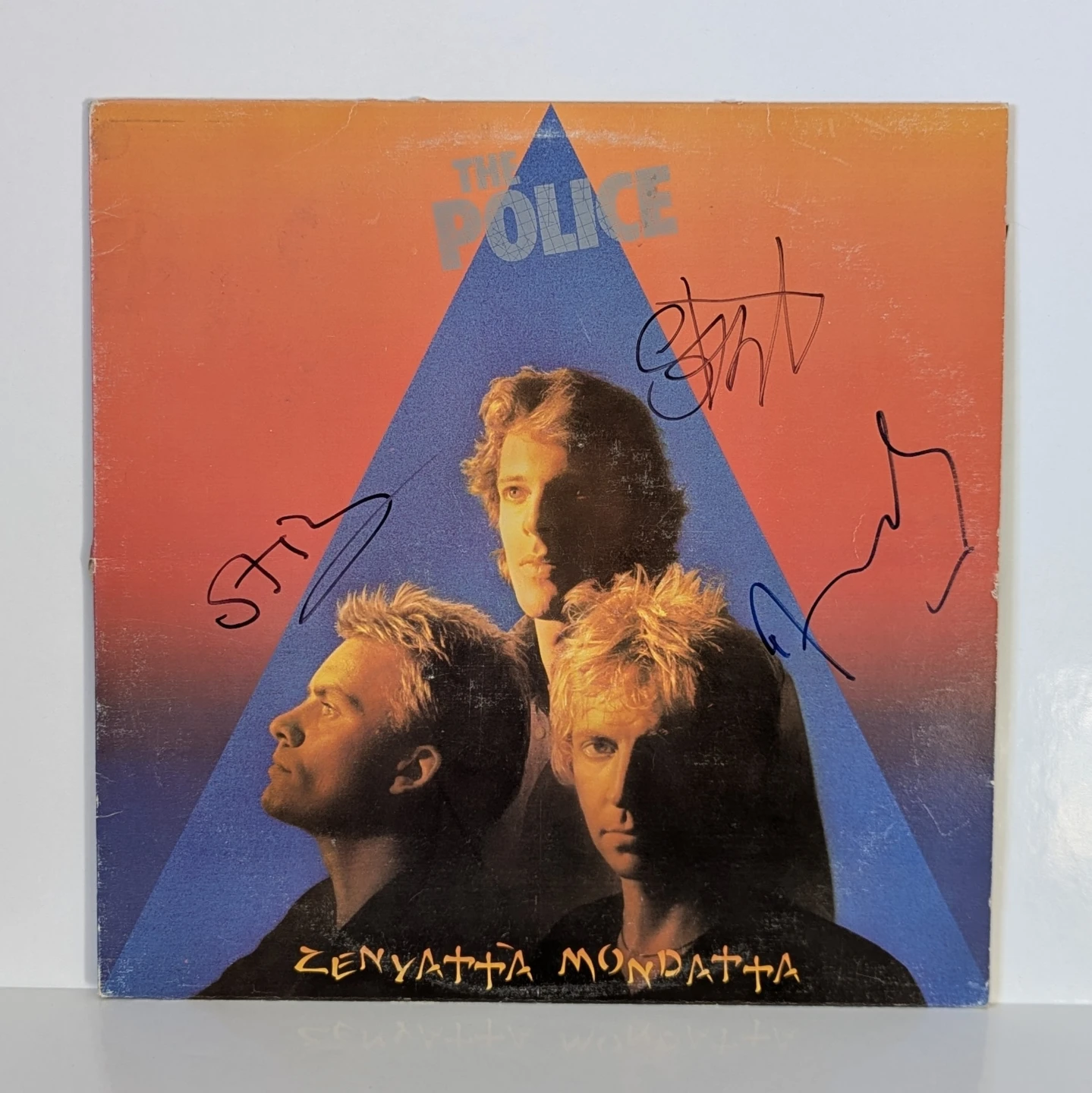 The Police Zenyatta Mondatta Signed Vinyl Record