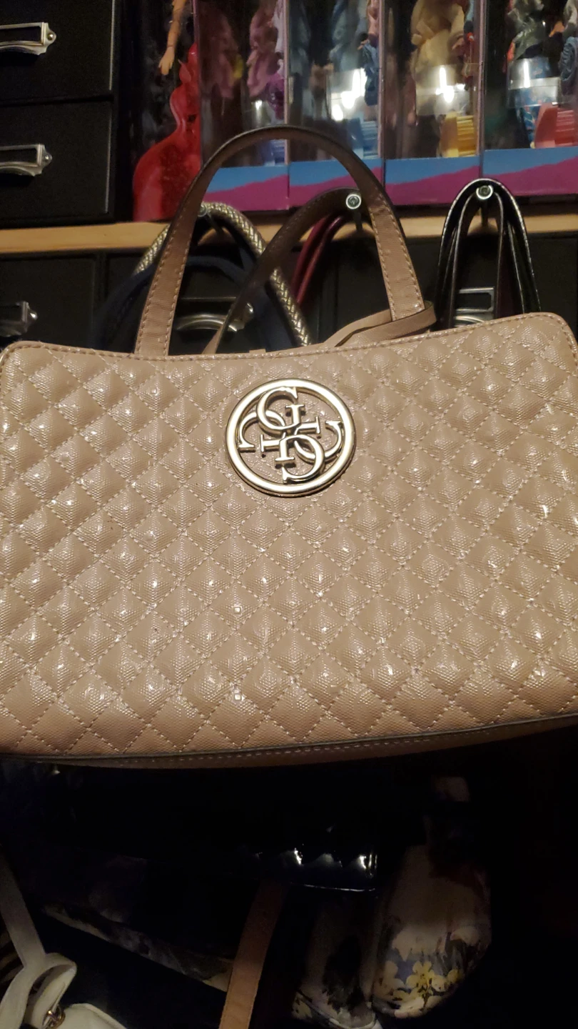 Guess Quilted Satchel Handbag